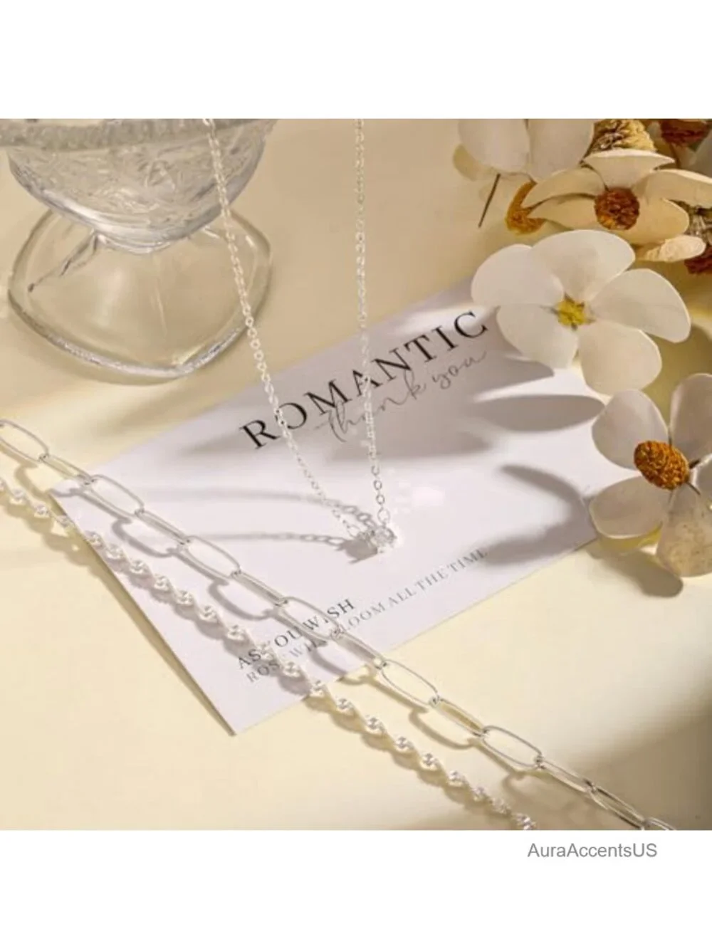 Layered Gold Plated Necklace Set for Women Dainty Waterproof Choker